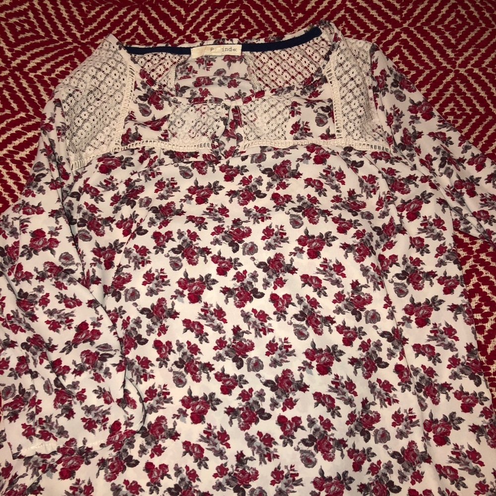 Flowery long sleeve